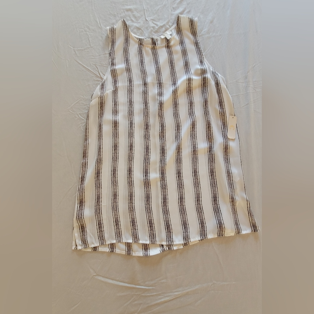Charming Charlie Striped Dress Tank, Size M.